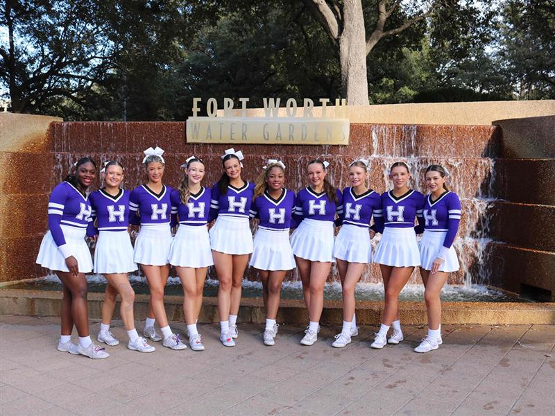 Our HHS cheerleaders competed in the UIL State Spirit Competition in Fort Worth. They got on the mat and KILLED it! Great job ladies!